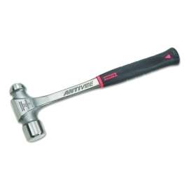 Anti-Vibe Ball Pein Hammers, Straight Handle, 14 3/4 in, Steel