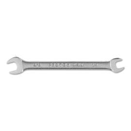 Open End Wrenches, 1/4 in; 5/16 in Opening, 4 31/64 in Long, Chrome