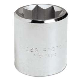 Sockets 1/2" Drive, 1/2 in Drive, 1/2 in, 8 Points