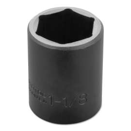 Torqueplus Impact Sockets, 1/2 in Drive, 1 1/8 in Opening, 6 Points