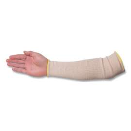 Cotton Sleeves, 18 in, One Size, Natural, 1-Ply