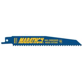 Nail Embedded Wood Cutting Reciprocating Blades, 6 in x 0.738 in, 6 TPI
