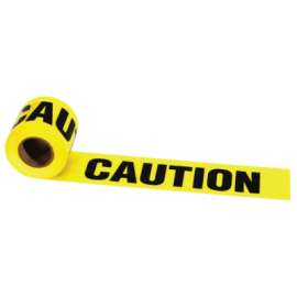 Barrier Tape, 3 in x 300 ft, Wet Paint