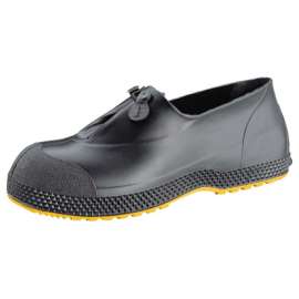 SF Slip-On Overboots, Small, 4 in H, PVC, Black