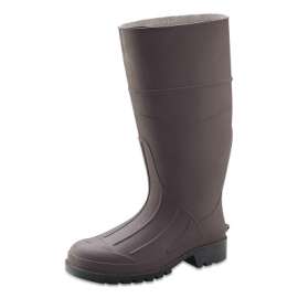 Iron Duke® Plain Toe Work Boot, 15 in, Size 8, Brown