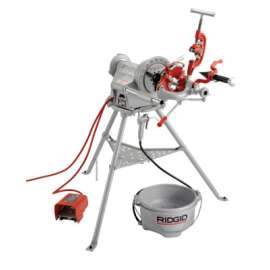 Model 300 Power Drive Threading Machine, NPT, 1/8 in to 1-1/4 in Pipe Capacity, 115 V AC, 18 A, 57 RPM, Complete Kit