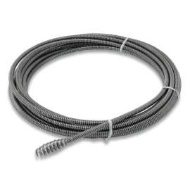 Sink/Sectional Drain Cleaner Cable, 5/8 in x 10 ft Heavy-Duty Wind, C-9