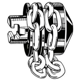Drain Cleaner Tools, Chain Knocker, 3 to 4 in, for 1/2 in Cable, T-114