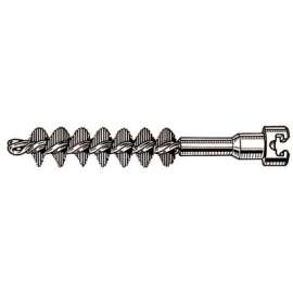 Drain Cleaner Tools, Flue Brush, 3 in, for 3/8 in Cable, T-218