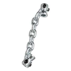 FlexShaft Chain Knocker, 1/4 in Cable, Single Chain