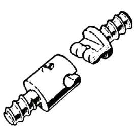 Drain Cleaner Accessories, 5/8 in Male Coupling, A6582