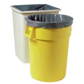 Linear Low Density Can Liners, 55 gal, 39.5 X 48, Gray