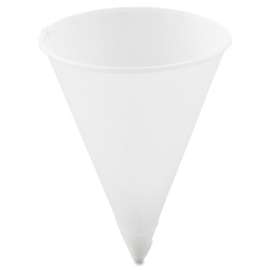 Paper Cone Water Cups, 4 oz, White