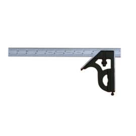 11H Series Combination Squares, 4 1/2" x 12", 1/64 in @ 1 in 64ths, Iron/Steel