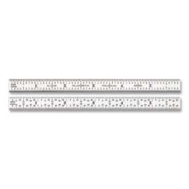 Steel Rule, 6 in, 16R, Steel, Full-Flexible
