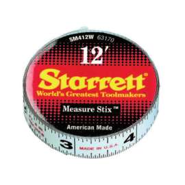 Measure Stix Steel Measuring Tapes, 3/4 in x 6 ft