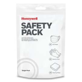 Disposable Protection Kit, Includes 3 Surgical Masks, 3 PR Non-Latex Gloves, and 5 Wipes