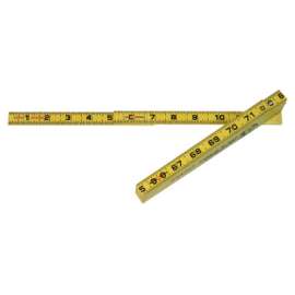 Rhino Folding Rulers, 6 ft, Fiberglass, Carpenter's Inside-Reading