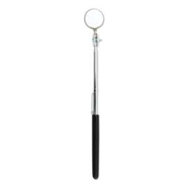 Inspection Mirror, Round, 7/8 in Mirror, 7-1/2 in Length