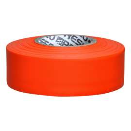Taffeta Flagging Tape, 1-3/16 in x 150 ft, Lime Glo