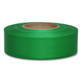 Taffeta Flagging Tape, 1-3/16 in x 300 ft, Green