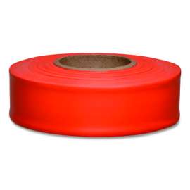 Taffeta Flagging Tape, 1-3/16 in x 300 ft, Orange