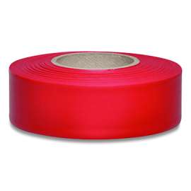 Taffeta Flagging Tape, 1-3/16 in x 300 ft, Red