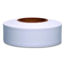 Taffeta Flagging Tape, 1-3/16 in x 300 ft, White