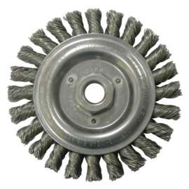 Roughneck® Stringer Bead Wheel, 6 in D x 3/16 W, .02 Stainless Steel, 12,500 rpm