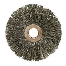 Copper Center Small Diameter Wire Wheel, 3 in D, .008 Steel Wire