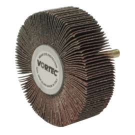 Vortec Pro® Mounted Flap Wheels, 3 in, 120 Grit, 23,000 rpm