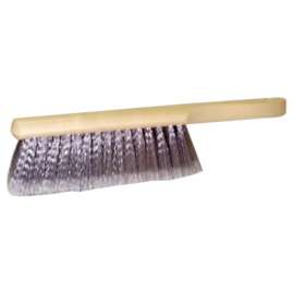 Dusters, Hardwood Block, 2 1/2 in Trim L, Flagged Silver Polystyrene Fill