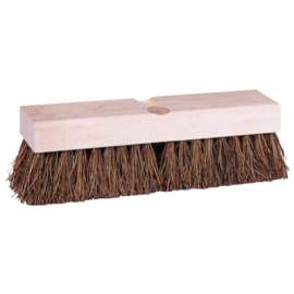 Deck Scrub Brushes, 9 in Hardwood Block, 2 in Trim, Palmyra Fill