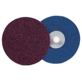 Plastic Button Style Blending Discs, Aluminum Oxide, 3 in Dia., 60 Grit