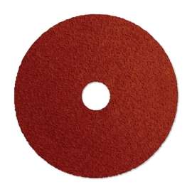Tiger Ceramic Resin Fiber Discs, Ceramic Aluminum Oxide, 5 in Dia, 36 Grit