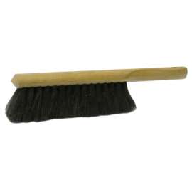Counter Duster, 8 in Hardwood Block, 2 1/2 in Trim, Black Horsehair/Fiber