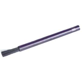 Stem-Mounted Pencil End Brushes, Stainless Steel, 8,000 rpm, 1/4" x 0.0104"