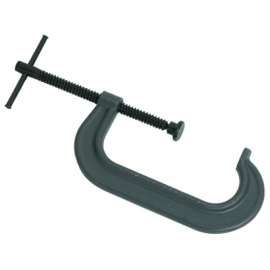 800 Series Forged C-Clamps, Sliding Pin, 3 3/4 in Throat Depth