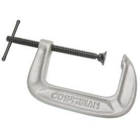 Columbian 140 Series Carriage C-Clamps, Sliding Pin, 1 1/2 in Throat Depth