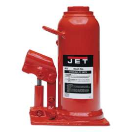 JHJ Series Heavy-Duty Industrial Bottle Jack, 2 1/2Wx4 1/2Lx7 1/8-13 5/8H, 2 ton