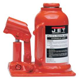 JHJ Series Heavy-Duty Industrl Bottle Jack, 4 5/8Wx7 1/8Lx10 3/8-20H, 17 1/2 ton