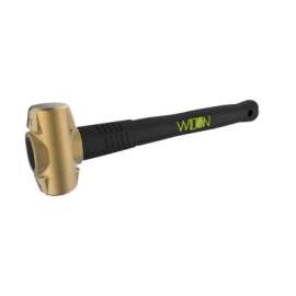 B.A.S.H Unbreakable Handle Brass Sledge Hammers, 16 in, 4 lb, Unbreakable Handle