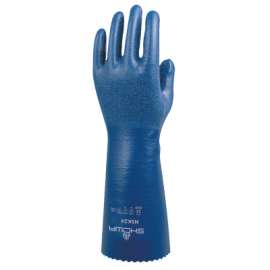 NSK24 Dual Nitrile-Coated Gloves, Medium, Blue