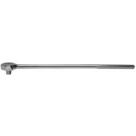 3/4 in Drive Ratchets, Round, 24 in, Chrome