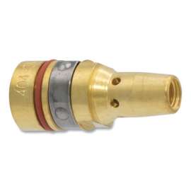 Nozzle Retainer/Diffuser, Brass, Converts Miller® FasTip to Best Welds® Heavy Duty Tip, Tregaskiss® Style
