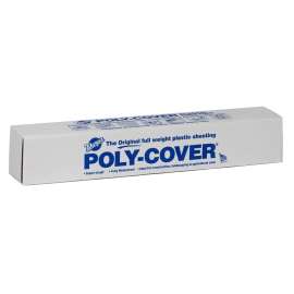 Warp's 6X4-1C Sheeting Cover, 100 ft L, 4 ft W, 6 mil Thick, Plastic