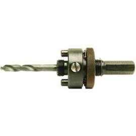Task T22050 Hole Saw Mandrel, 3/8 in Shank, Hex Shank, HSS