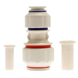 Boshart PTL-C1007 Twistloc Pipe Coupling, 1 x 3/4 in, White, 250 psi Pressure