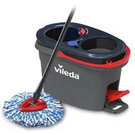 Vileda EasyWring RinseClean 168467 Spin Mop System, 6 L Capacity, Microfiber Wringer