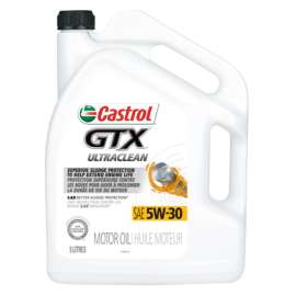 Castrol GTX ULTRACLEAN 000113A Motor Oil, 5W-30, 5 L Jug